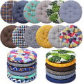 12 Pcs Bulk Floor Pillows Cushion for Kids Classroom,Playful Color,Round | 15.7" Seating Cushions for Classroom Reading Corner Students Nursery Daycare Yoga Tatami Kindergarten by Geetery