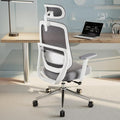 Ergonomic Office Chair, High Back Mesh Chair with Lumbar Support, Ultimate Back Support Office Desk Chair, Comfortable Computer Chair & Gaming Chair for Office & Home, White by Unknown