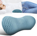 Lumbar Support Pillow for Office Chair, Memory Foam Lumbar Pillow for Lower Back Pain Relief (Blue) by Relaxedcomfortablebreathab