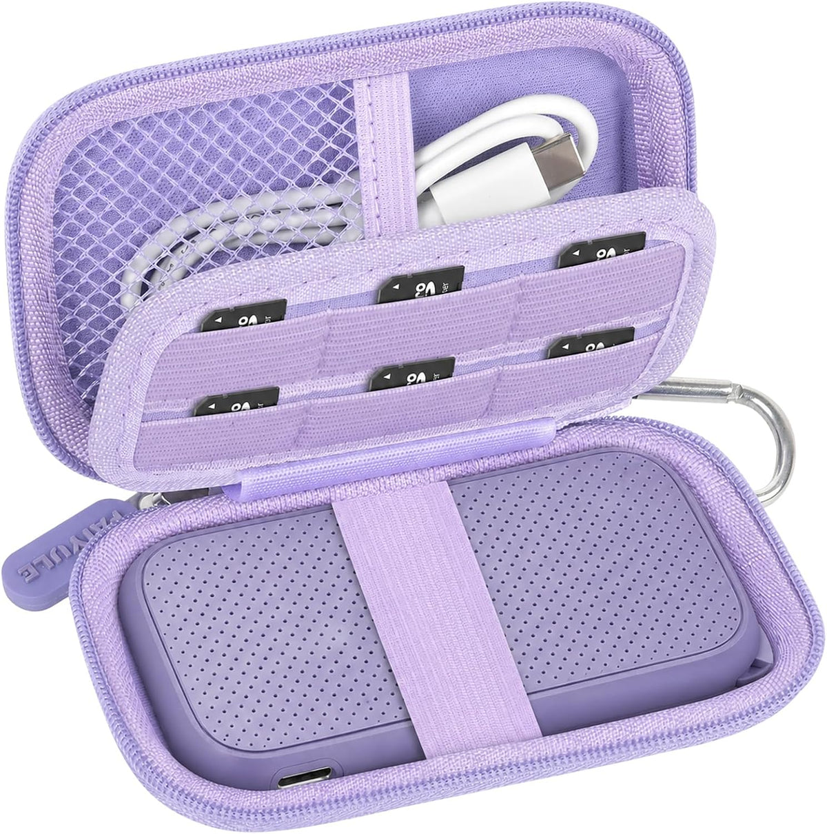PAIYULE Case for Sandisk Extreme Portable Solid State Drive,12 Card Slots by PAIYULE