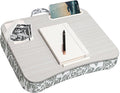 LAPGEAR Designer Lap Desk – Gray Damask, Fits 15.6” Laptops by LapGear