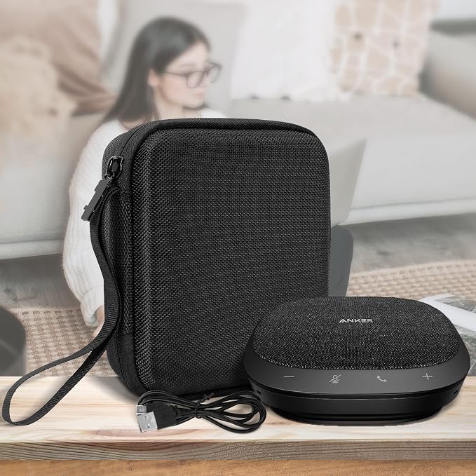 Khanka Hard Carrying Case Replacement for Anker PowerConf S330 USB Speakerphone, Conference Microphone for Home Office (Case Only) - Image 7