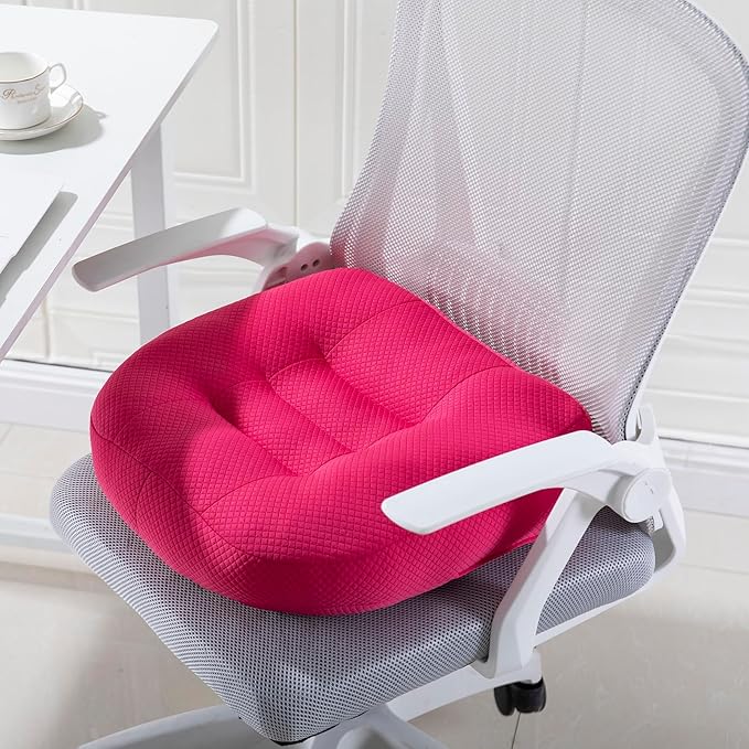 WSGJHB Seat Cushion Pillow for Office Chair/Car, Comfort Car Booster | Seat Cushions for Short People Effectively Increase Field of View and Lower Back Fatigue Relief Adult Booster Chair Cushion - Image 5