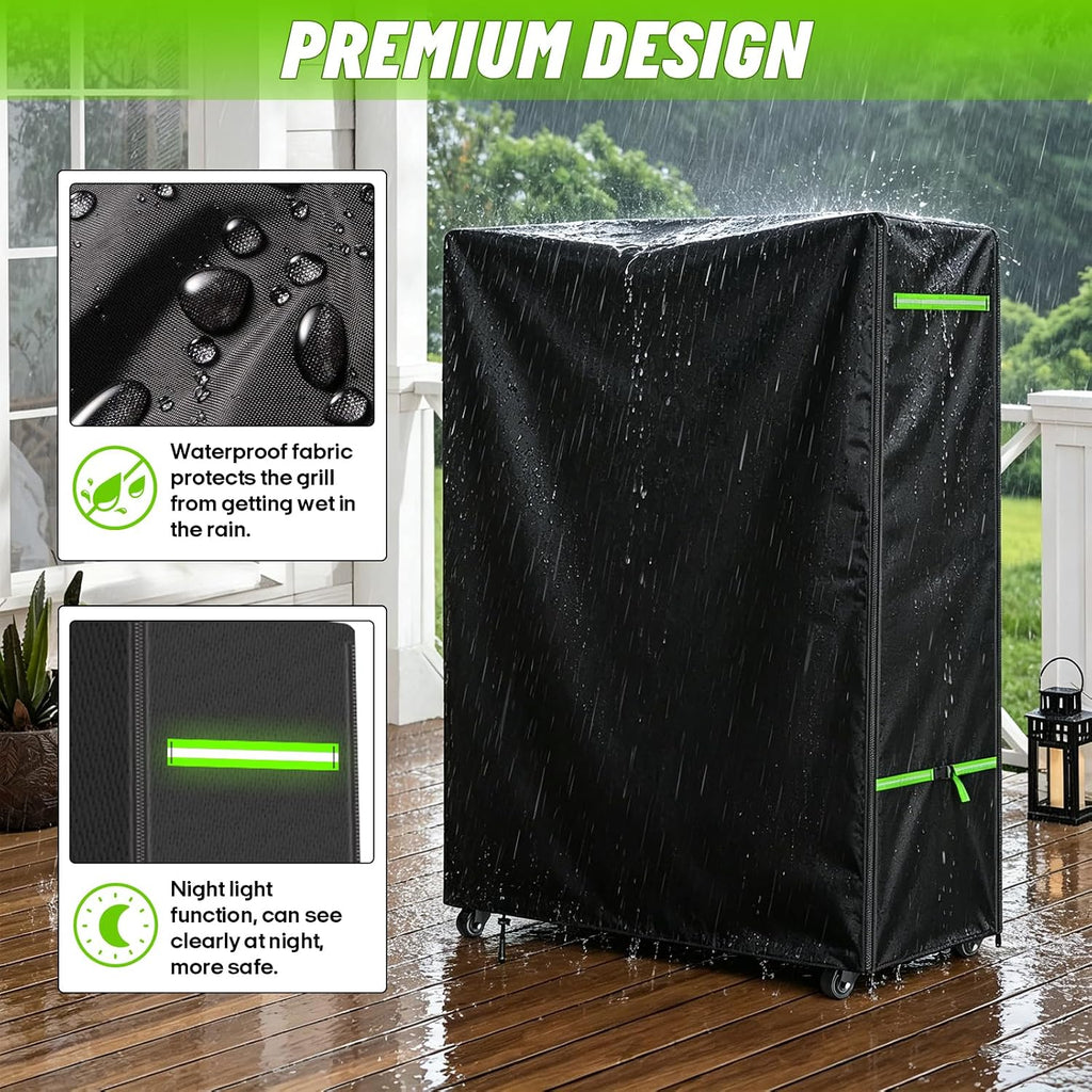 50-55" Outdoor TV Stand Cover, 600D TV Cover Waterproof, 53x15x55'' - Image 3