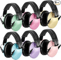 6 Pcs Noise Cancelling Headphones Kids Adult Ear Muffs Bulk, Ear Protection 27dB Noise Reduction Hearing Earmuff(Sweet Style,Macaron Colors) by Amylove