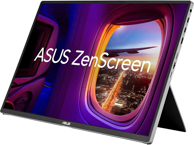 ASUS ZenScreen MQ16FC 15.6 Inch16:10 USB-C OLED Portable Monitor | WUXGA (1920 x 1200), 95% DCI-P3,Auto Rotate, Power Pass Through, Eye Care, Travel Display for MacBook and PC - Image 11