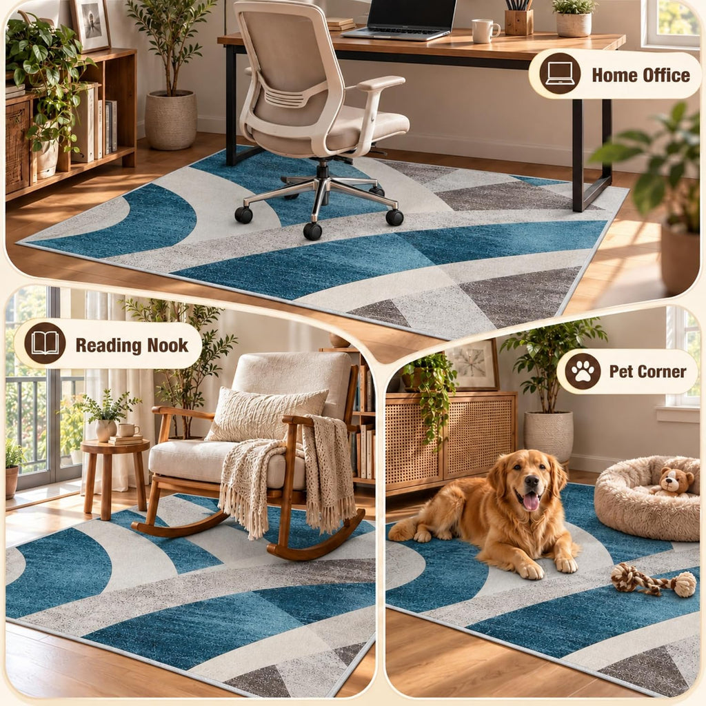 Office Chair Mat for Hardwood Floor, Desk Chair Mat, 48" x 36" - Image 7