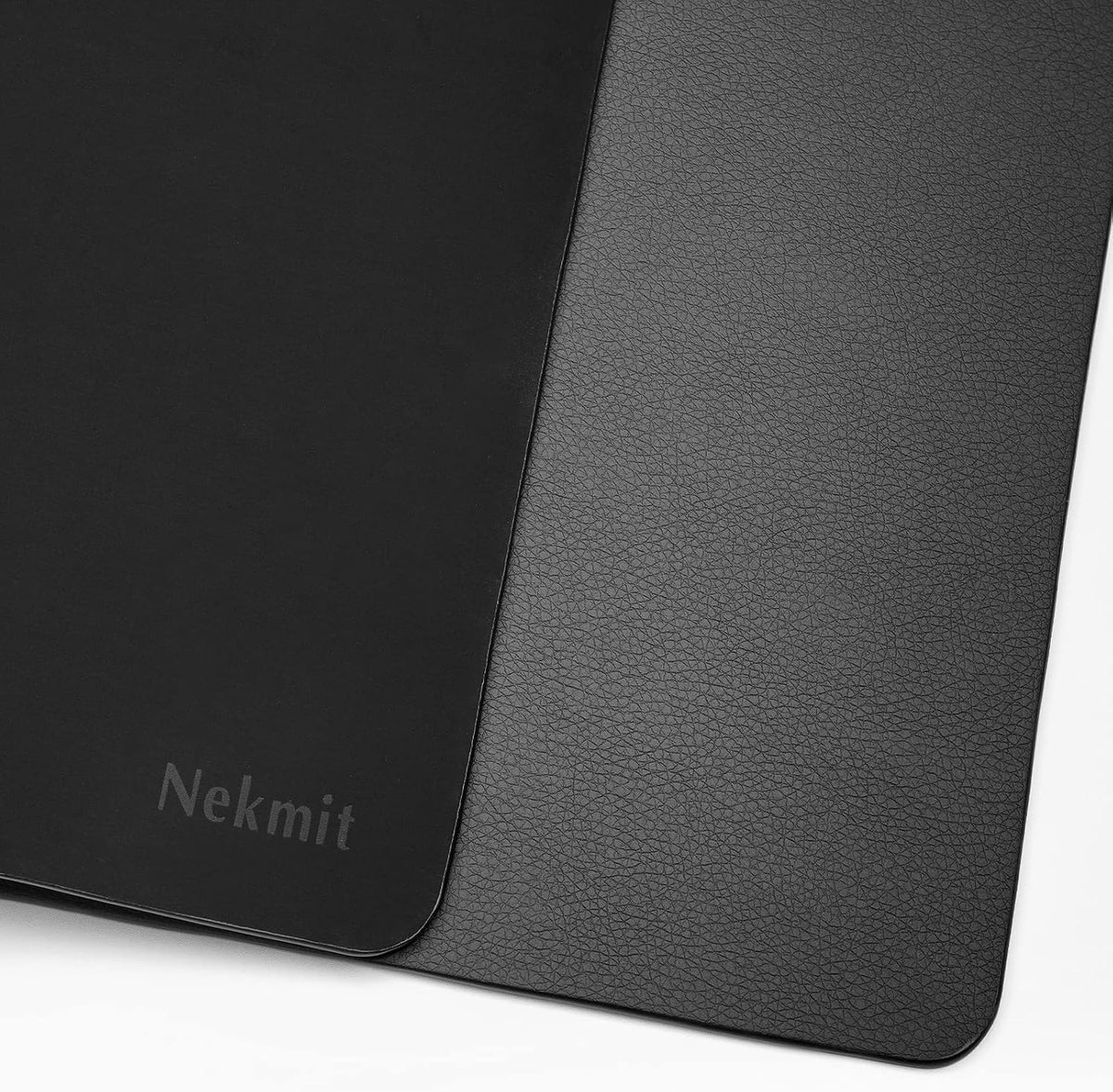 Nekmit Leather Desk Blotter Pad 34 x 17 Inches, Flat, Non-Slip, Waterproof, Black - Image 6