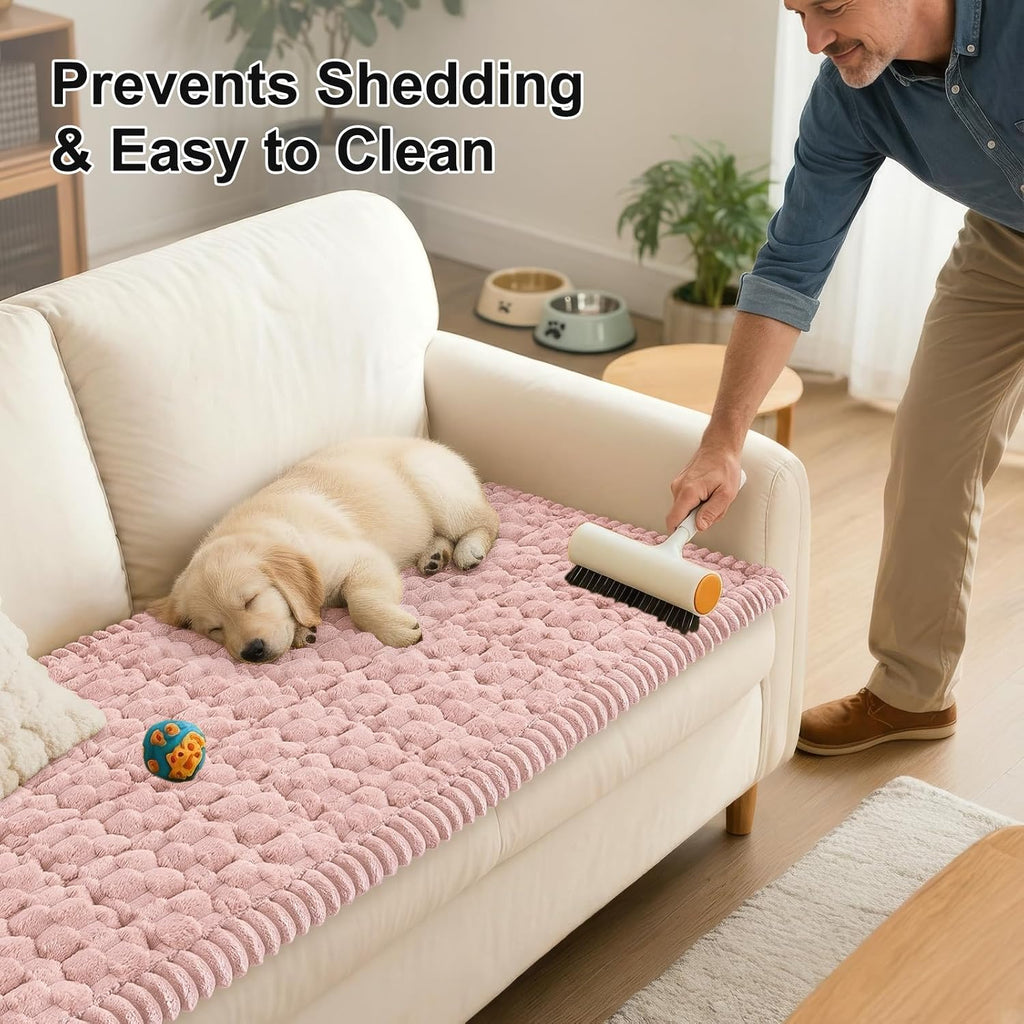 Smiry Couch Covers for Dogs, Non Slip Fuzzy Pet Sofa Protector Washable - Image 6