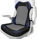 Seat Cushion,Lumbar Support Pillow for Office Chair,Ergonomic Memory Foam Back Support Pillow, High Density Foam Chair Cushion for Sciatica Pain Relief Coccyx Pad for Chair,Car,Desk,Grey by JIPORIER