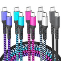 HEPU USB C to USB C Cable, 60W Fast Charging C Cord 5-Pack[3/3/3/6/6FT] | for iPhone 17 16 15 Pro Max Type C to C Cable for Samsung S25/S24 for iPad Mini/Air MacBook Pro 2022 by Unknown