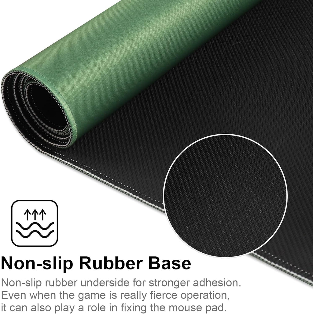 XXL Gaming Mouse Pad 35.4x15.7 Professional Large Mouse Pad & Computer Game Mouse Mat-90x40 Olivegreenus - Image 3