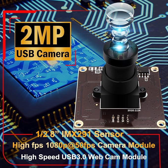 ELP USB3.0 Mini PC Camera - Low Light 1080P 50fps USB Security Camera for Computer & Laptop - Image 8
