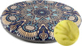 Sigmat Memory Foam Seat Cushion Anti-Slip Soft Round Stool Cushion Chair Pad 13 Inch Geometric by Sigmat