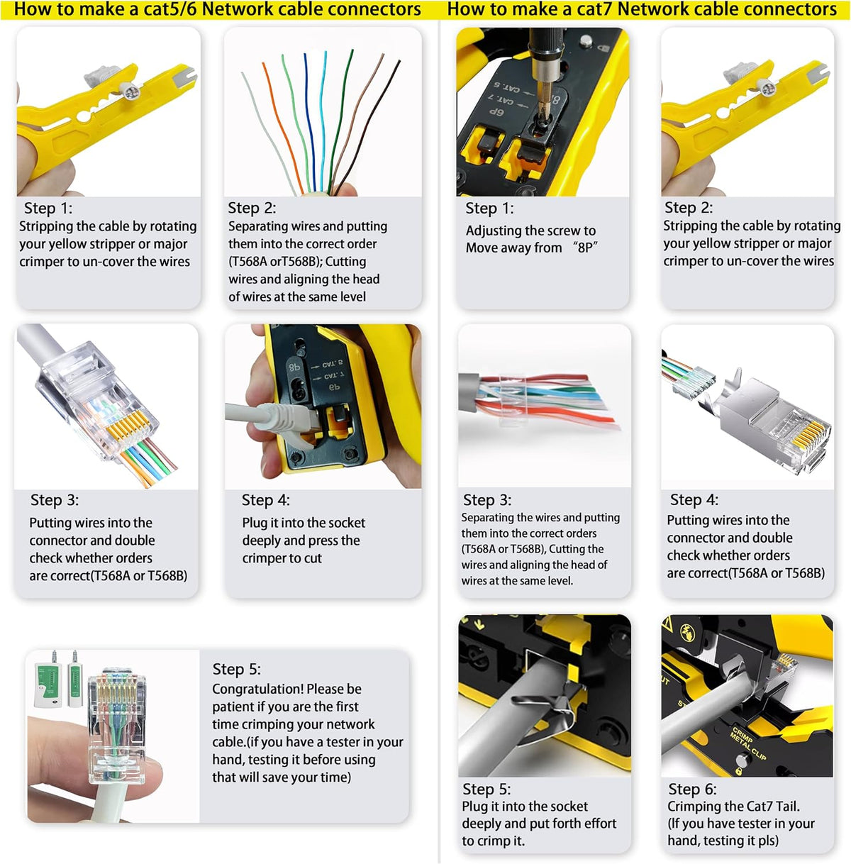 RJ45 Ethernet Crimping Tool Kit - Image 8