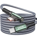 AINOPE 240W USB C to USB C Cable [10FT] Right Angle C to C Cable | Fast Charging Phone Charger USBC to USBC Fits iPhone 17 16 15 Pro Max Plus,MacBook Air/Pro,iPad Pro,Samsung S25,Pixel,iPad by AINOPE10yearsforphoneaccessories
