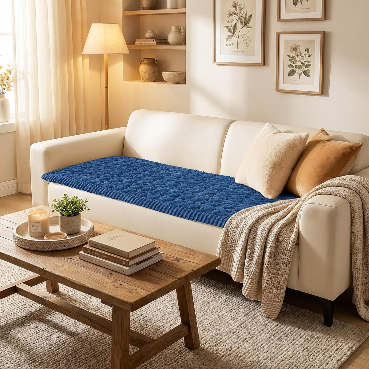 Smiry Couch Covers for Dogs, Non Slip Fuzzy Pet Sofa Protector Washable - Image 2