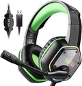 EKSA E1000 Gaming Headset, Computer Headphones with Noise Canceling Mic & RGB Light, Compatible with PC, PS4, PS5, Laptop by EKSA