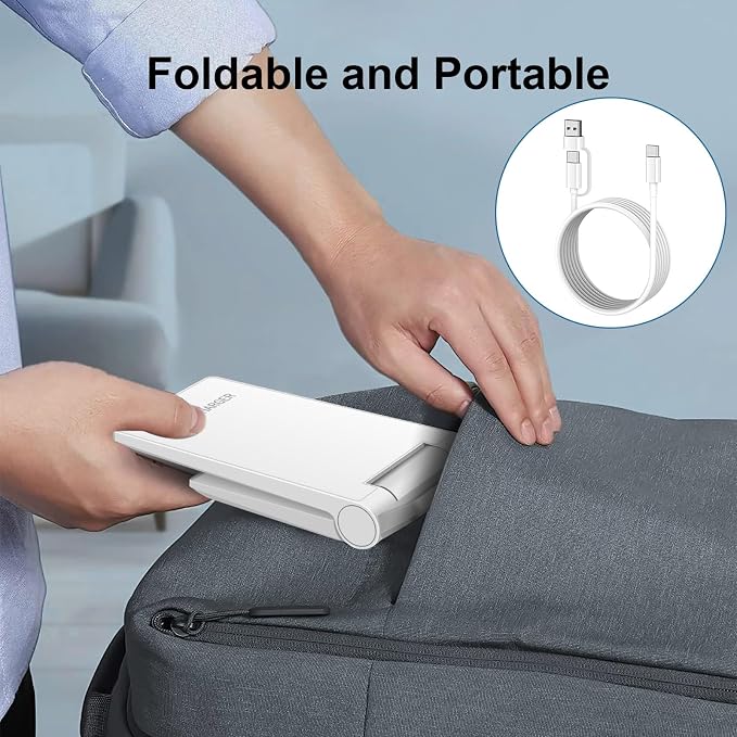 PDKUAI 2 in 1 Wireless Charger,[New Update] 25W Foldable Wireless Charging Station for Samsung Galaxy 25/24/23/Note 20/Buds3,Dual 15W Fast Dual Induction Charge Stand for iPhone 17/17 Pro/16/15/14 - Image 4