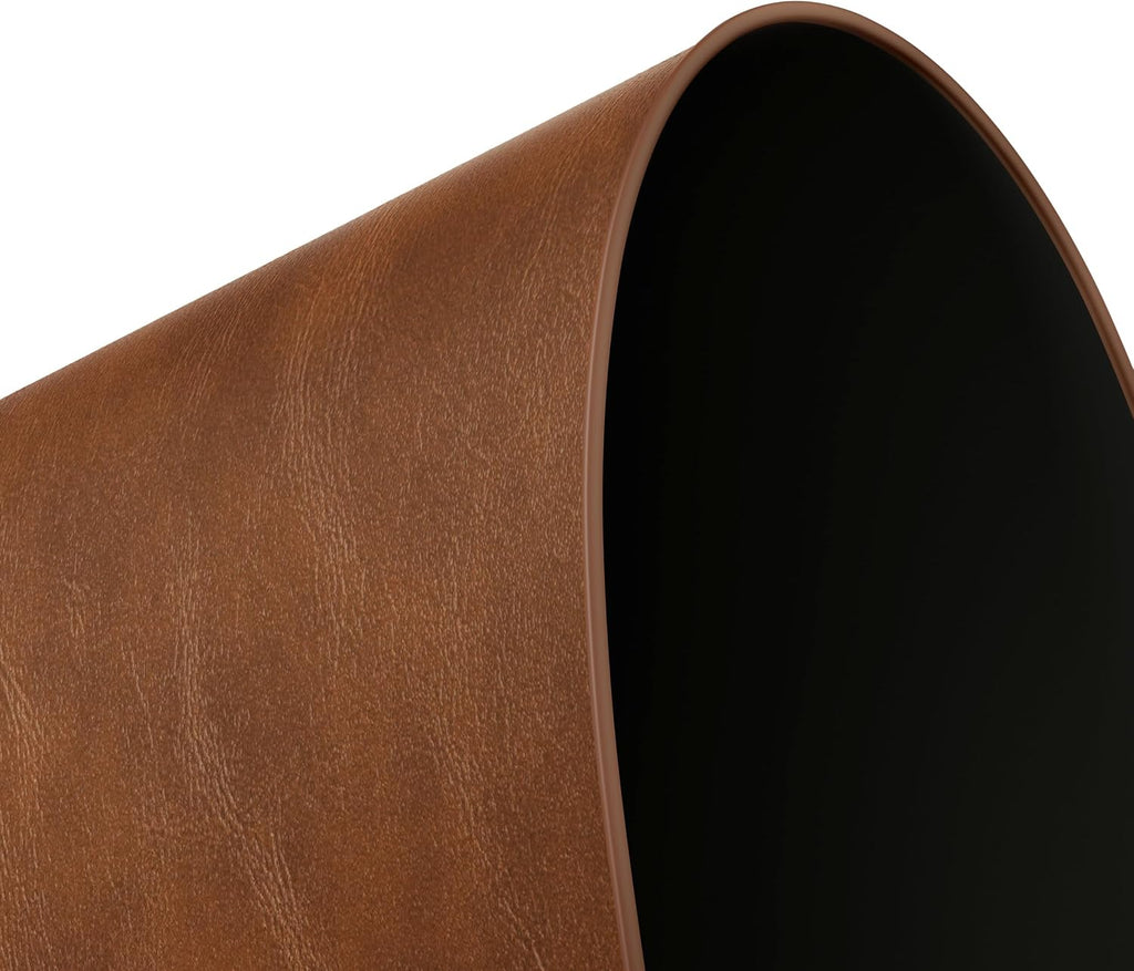 Nekmit Leather Desk Blotter Pad 24 x 14 Inches, Flat, Non-Slip, Waterproof, Brown - Image 2