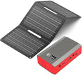 Portable Solar Power Bank with AC Outlet 65W 110V External Battery Pack | 24000mAh Portable Laptop Charger with Foldable Solar Panel 30W for Outdoor Smart Devices Camping Hiking Trip Off Grid Backup by ZeroKor