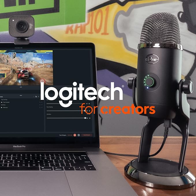 Logitech Creators Blue Yeti USB Microphone for PC, Mac, Gaming, Streaming, Podcasting, Studio and Computer Condenser Mic with Blue VO!CE Effects, 4 Pickup Patterns, Plug and Play - Midnight Blue | Mac, Gaming, Streaming, Podcasting, Studio and Computer... - Image 12