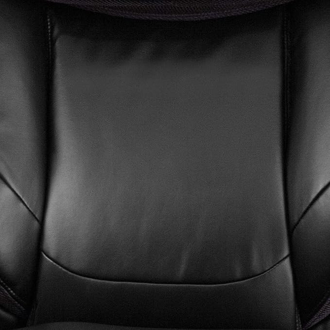 Flash Furniture Hercules Series High-Back Swivel LeatherSoft Office Chair, Ergonomic Executive Chair with Headrest and Adjustable Height, Black | 500 LB Capacity, Padded Armrests, 360° Swivel, Height Adjustable, Commercial Grade - Image 15