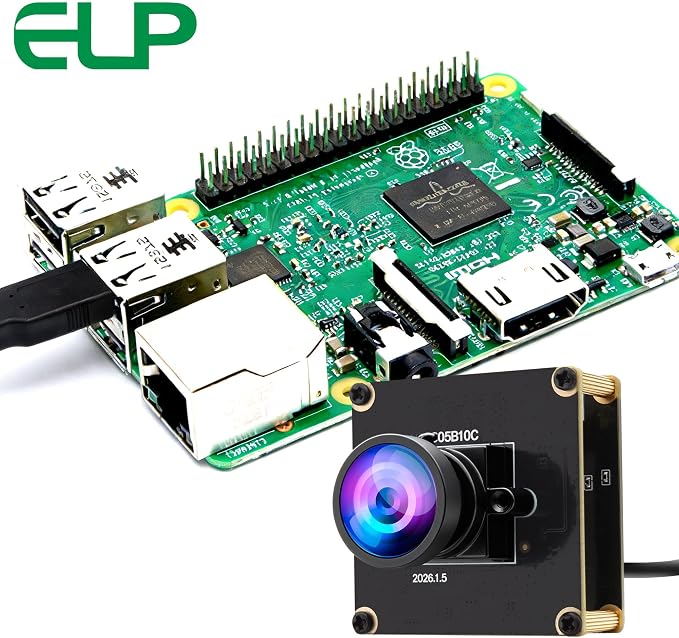 ELP 5mp 60fps Global Shutter USB3.0 Camera Module Wide Angle 120degree Webcam Board for Computer Mini UVC USB3.0/2.0 PC Camera High Speed Lightburn Cameras for Laser OG05B10 Webcamera for Laptop - Image 6