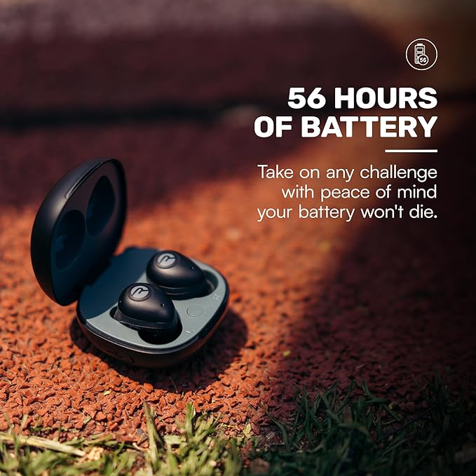 Raycon Fitness Bluetooth Wireless Earbuds + Microphone with Active Noise Canceling, Sweat & Water-Resistant Earphones, Running Headphones, Ear Buds Wireless Bluetooth 56 Hours Playtime (Green) - Image 3