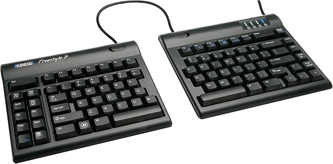 KINESIS Freestyle2 Ergonomic Keyboard for PC (9" or 20" Separation) (9" Separation) by Kinesis