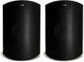 Polk Audio Atrium 8 SDI Flagship Outdoor Speaker (Black) - Use as Single Unit or Stereo Pair, Powerful Bass & Broad Sound Coverage, Withstands Extreme Weather & Temperature (Pack of 2) by PolkAudio