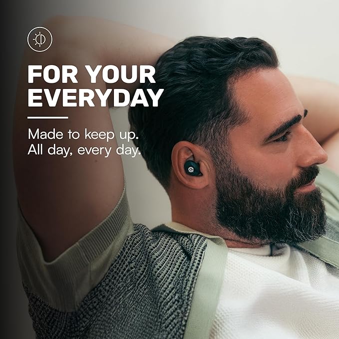 Raycon Everyday Bluetooth Wireless Earbuds with Microphone - Active Noise Cancelling, Sweat & Water-Resistant Earphones, Ear Buds Wireless Bluetooth Up to 32 Hours Playtime (Rose Gold) - Image 9