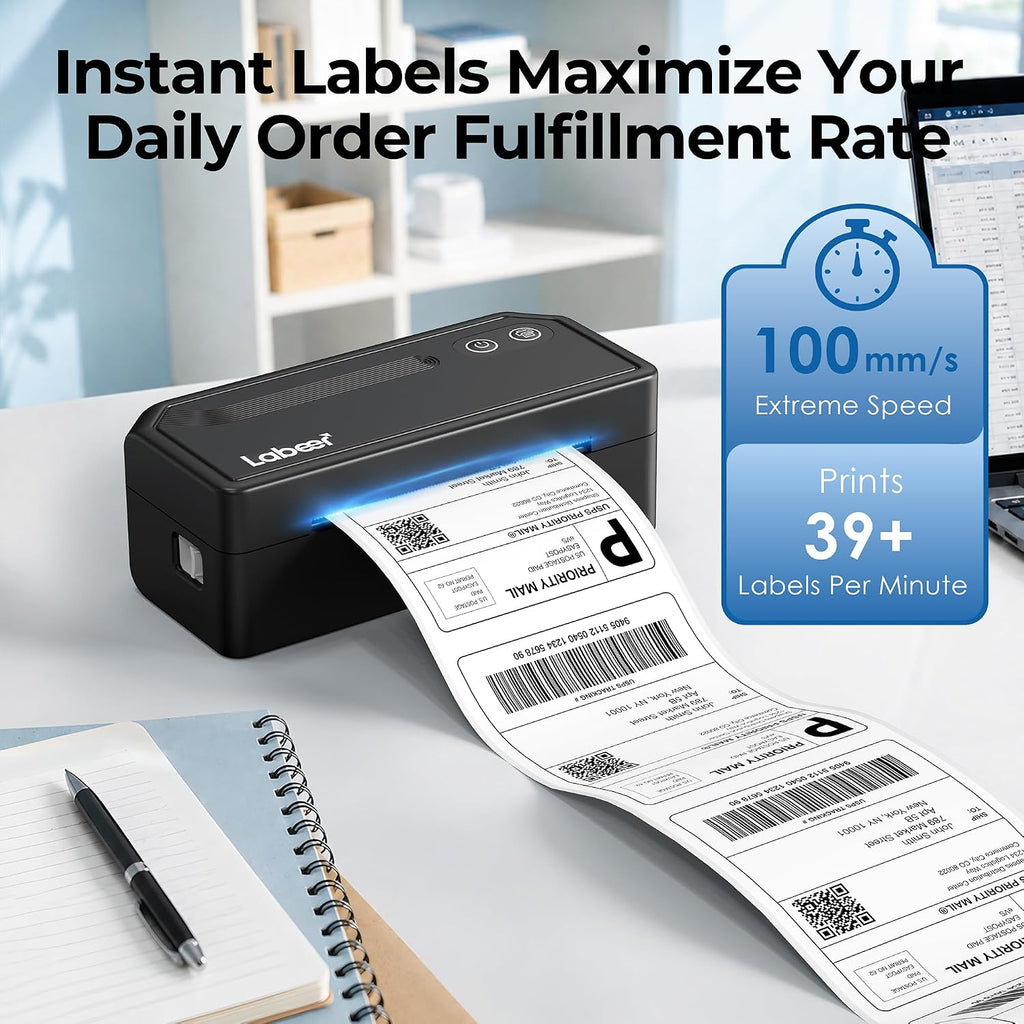 Labeer Bluetooth Thermal Shipping Label Printer, Wireless 4x6 Label Printer - Image 8