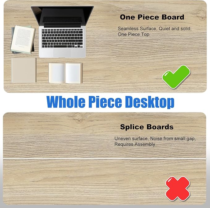 Whole Piece Standing Desk with Wheels Adjustable Height - Mobile Stand up Desk with Lockable Casters, Portable Sit Stand Desk Electric for Home & Office Workstation - Image 4