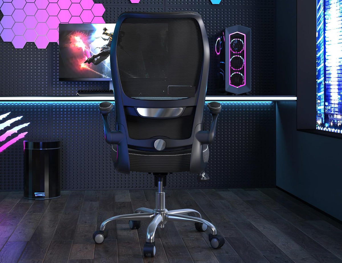 TRALT Office Chair Ergonomic Desk Chair with Lumbar Support Black, 2 - Image 2