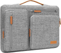 MOSISO 360 Protective Laptop Case 13 inch, 13 inch Laptop Sleeve | Compatible with MacBook Neo/Air M5 M4 M3 M2 M1 2026-2018/Pro M2 M1, Side Open Carrying Case with 4 Zipper Pockets, Gray by MOSISO