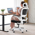 TRALT Office Chair Ergonomic Desk Chair - Gaming Chair with Lumbar Support | 330 LBS Home Office Desk Chairs with Headrest, Reading Chair with Flip-up Armrests, Comfortable Computer Chairs (1, Black) by TRALT