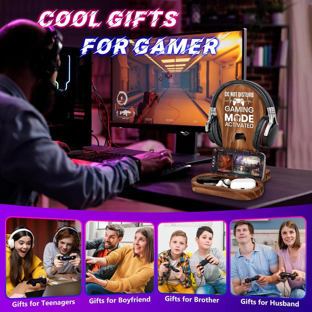 Gamer Gifts for Gamer Lovers Teenage Boys Men - Gaming Headphone Stand - Image 6