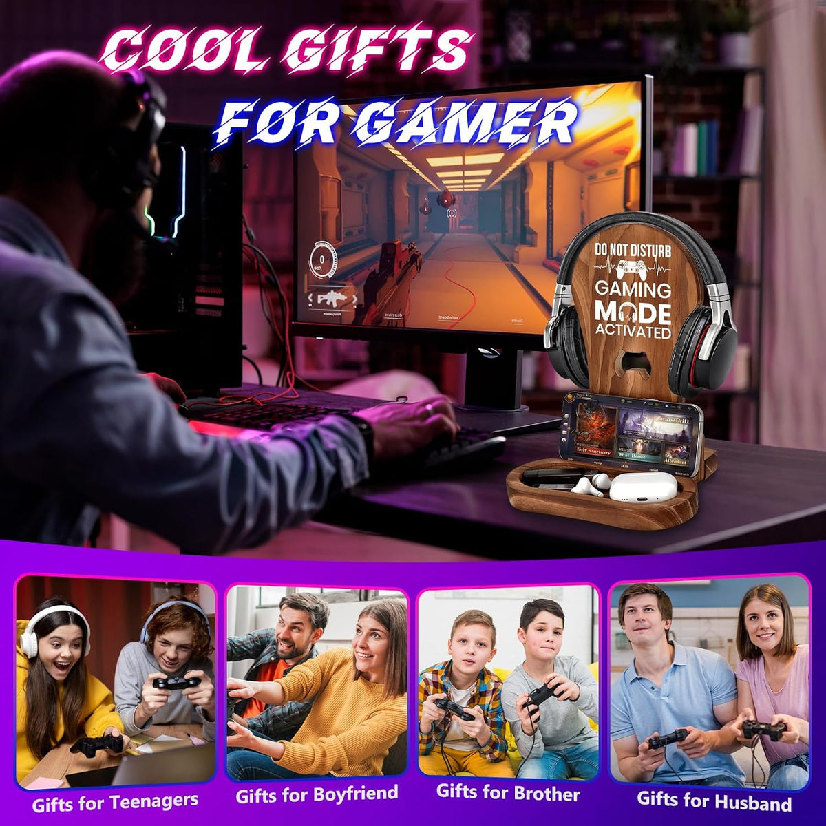 Gamer Gifts for Gamer Lovers Teenage Boys Men - Gaming Headphone Stand - Image 6