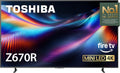 Toshiba 75" Z670 Series Mini-LED 4K UHD Smart Fire TV (75Z670R, 2026 New) - QLED, Native 144Hz, HDR10+, Dolby Vision IQ, REGZA Engine Zri, Dolby Atmos, Game Mode Pro, Alexa Built-in, Japan Quality by TOSHIBA