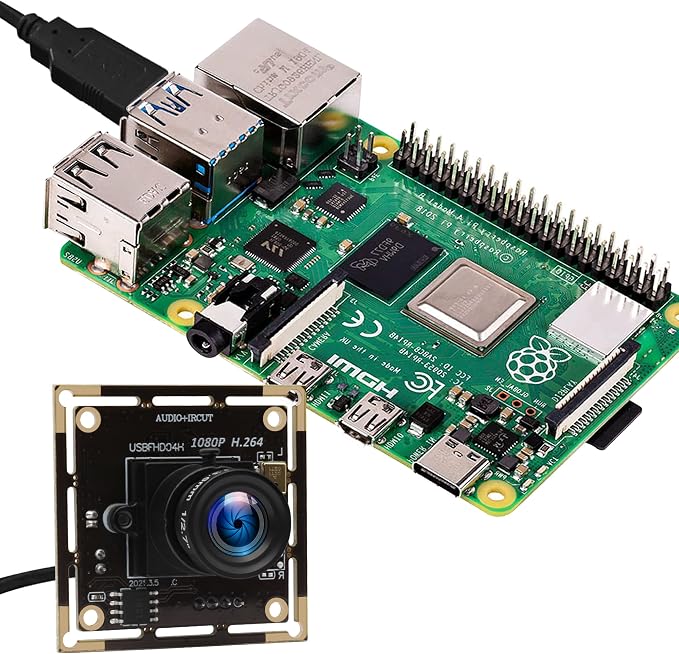 ELP H.264 1080P USB Camera Module with Microphone 3.6mm Wide Angle Webcam | FHD PC Camera for Computer & Laptop, UVC USB2.0 Lightburn Camera for Laser, Home Security, Embedded Machine Vision, Robotics - Image 7