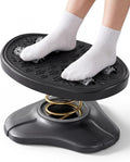 Foot Rest Under Desk 360° Rocking Footrest with Massage Rollers by TUOBITUO