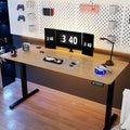 Shintenchi Standing Desk,55x24 Inch Height Adjustable Electric Sit Stand up Desk, Ergonomic Rising Computer Table, Modern Lift Gaming Desk Workstation for Home Office, White by Shintenchi%7CFurnitureMadeforRealLife