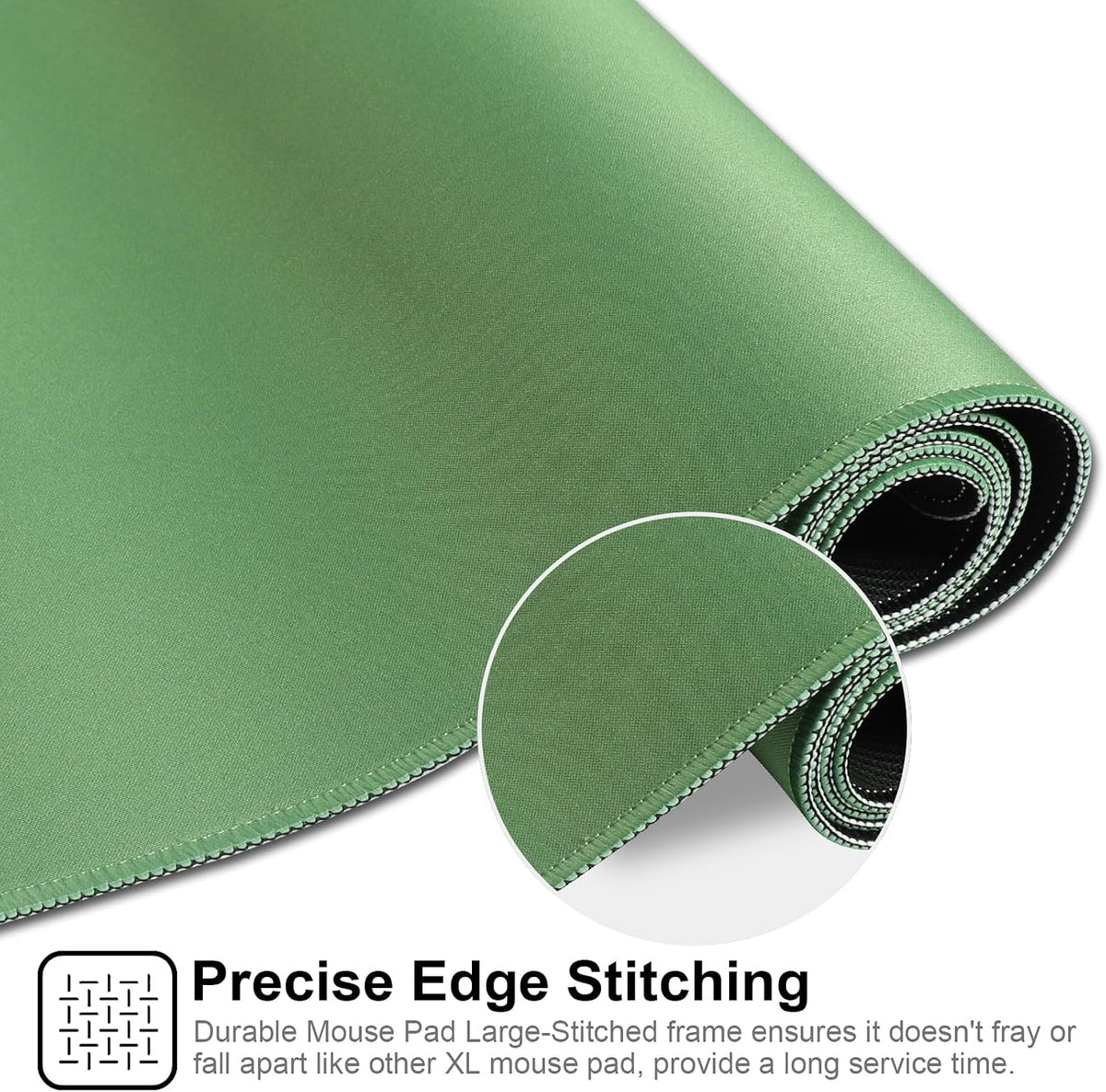 XXL Gaming Mouse Pad 35.4x15.7 Professional Large Mouse Pad & Computer Game Mouse Mat-90x40 Olivegreenus - Image 5