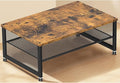 ECOLOVI 2-Tier Computer Monitor Stand Riser, Printer & Laptop Stand, Office Desk Accessories, Workspace Desk Organizer for Home Office Supplies, Brown by ECOLOVI