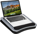 LAPGEAR Memory Foam Lap Desk - Silver Carbon, Fits 15.6” Laptops by LapGear