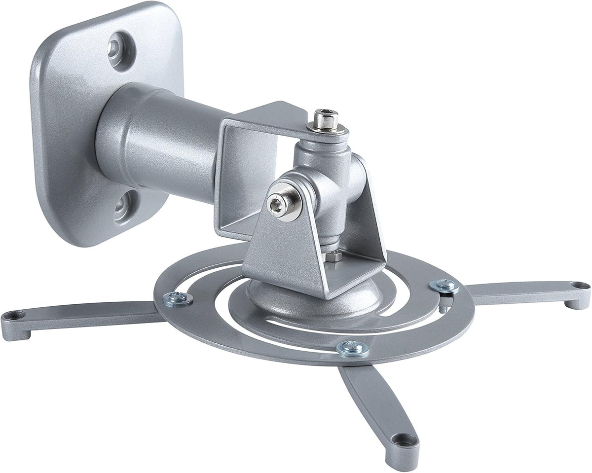 AMER Projector Mount - Universal Ceiling Bracket LCD DLP Tilt 360° Swivel 30lbs (Silver) - Image 4
