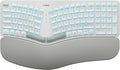 Nulea RT05 Wireless Ergonomic Keyboard, Split Keyboard with Wrist Rest, USB-C Charging, 7-Color Backlight, Natural Typing, Bluetooth and USB Connectivity, Compatible with Windows,Mac by Nulea