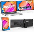Laptop Screen Extender 15.6", Detachable 1080P FHD Portable Monitor for Laptop , Travel Dual Monitor with 360° Rotating Stand for 13-17" Laptop, Plug & Play Compatible with Mac/Windows/Android/Chrome by Redalf