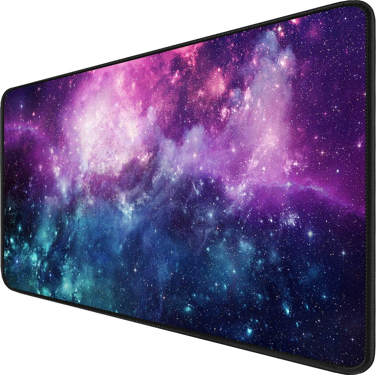 Gaming Mouse Pad with Stitched Edges (35.4X15.7In) Waterproof Desk Pad by Hsmienk